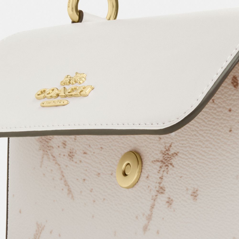 MINI JOSIE TOP HANDLE BAG WITH STAR PRINT