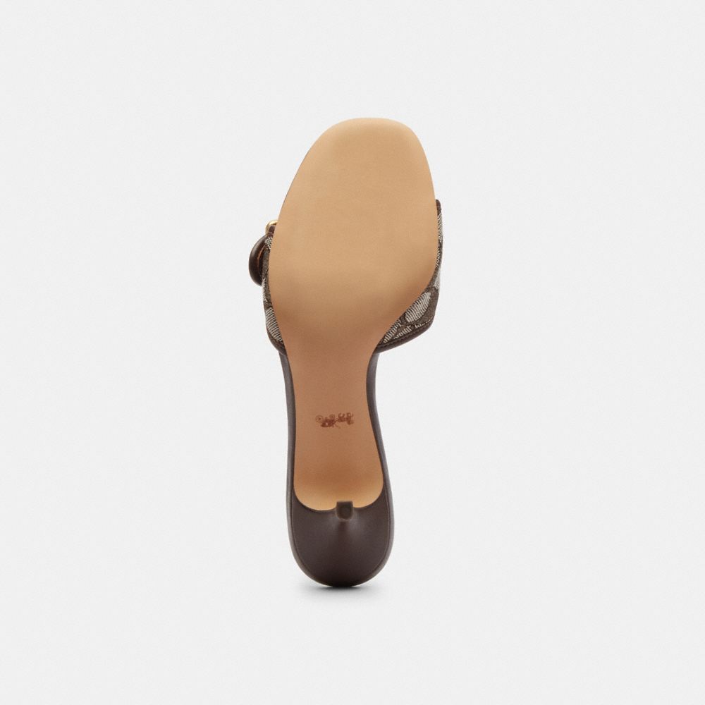 MARGOT SANDAL IN SIGNATURE JACQUARD