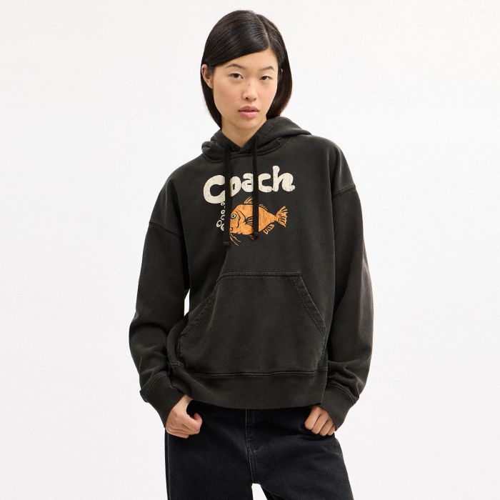 FISH GRAPHIC HOODIE