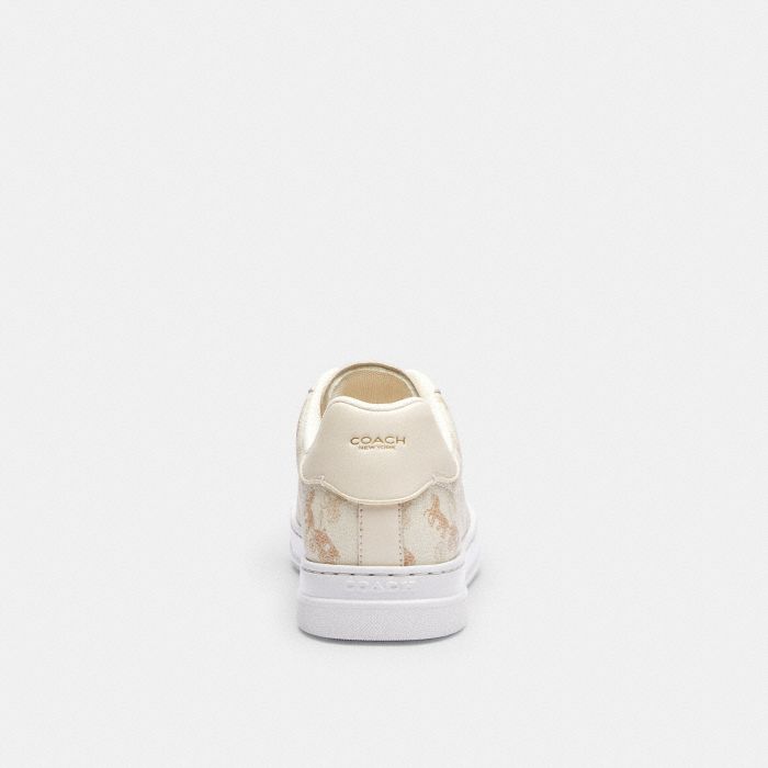 HIGH LINE SNEAKER WITH HORSE AND CARRIAGE PRINT