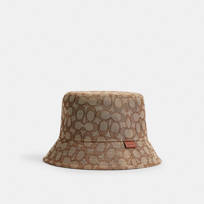 SIGNATURE JACQUARD BUCKET HAT