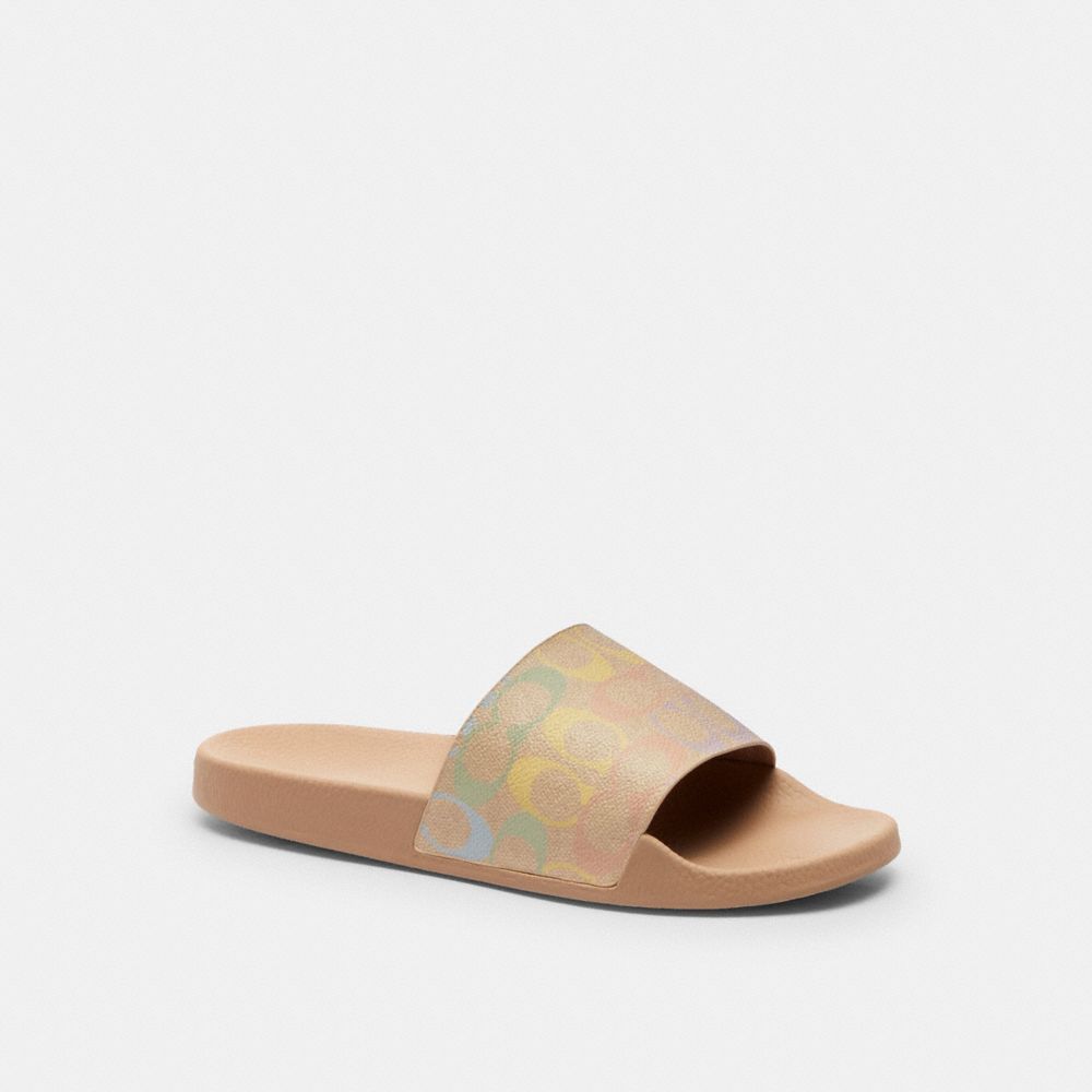 Udele Sport Slide In Signature Canvas - CCO03 - Sand Multi