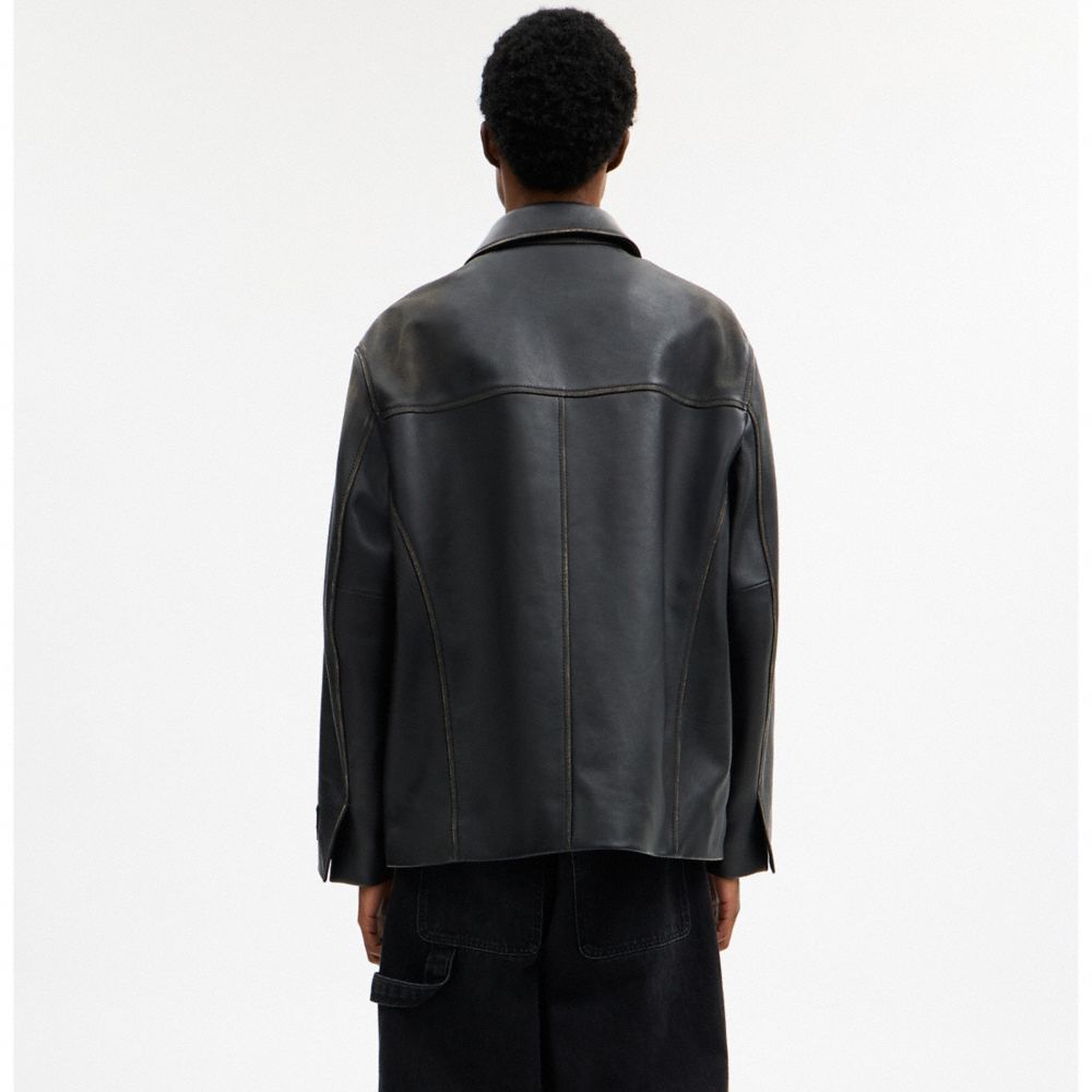 復古摯愛皮革外套