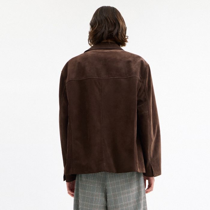 SUEDE SHIRT JACKET