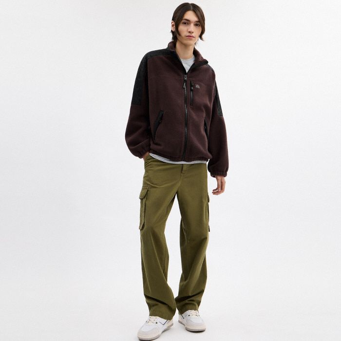 ZIP FRONT FLEECE JACKET