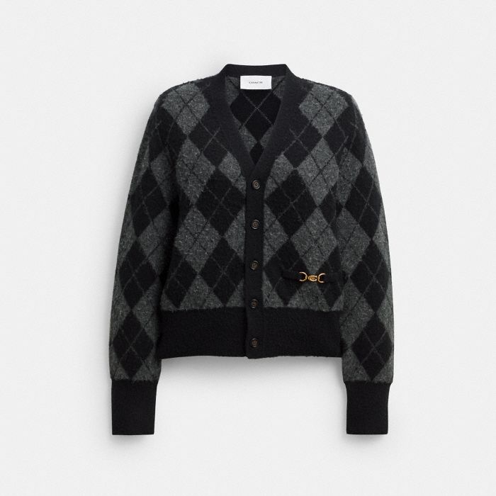 ARGYLE CARDIGAN