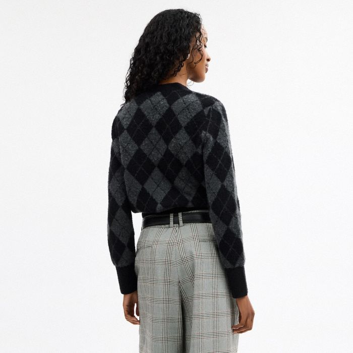 ARGYLE CARDIGAN