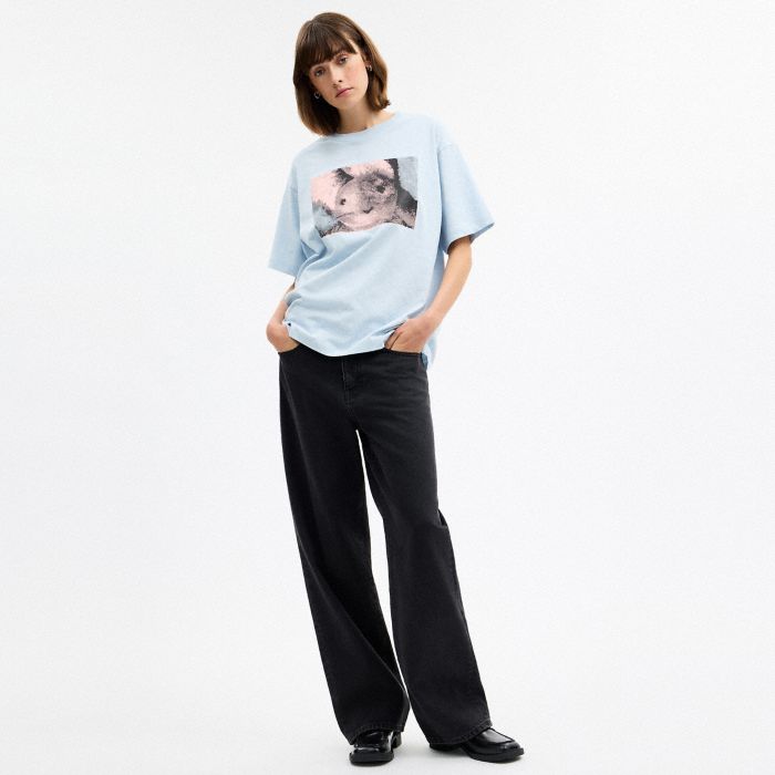 BUNNY GRAPHIC SIGNATURE RELAXED T-SHIRT