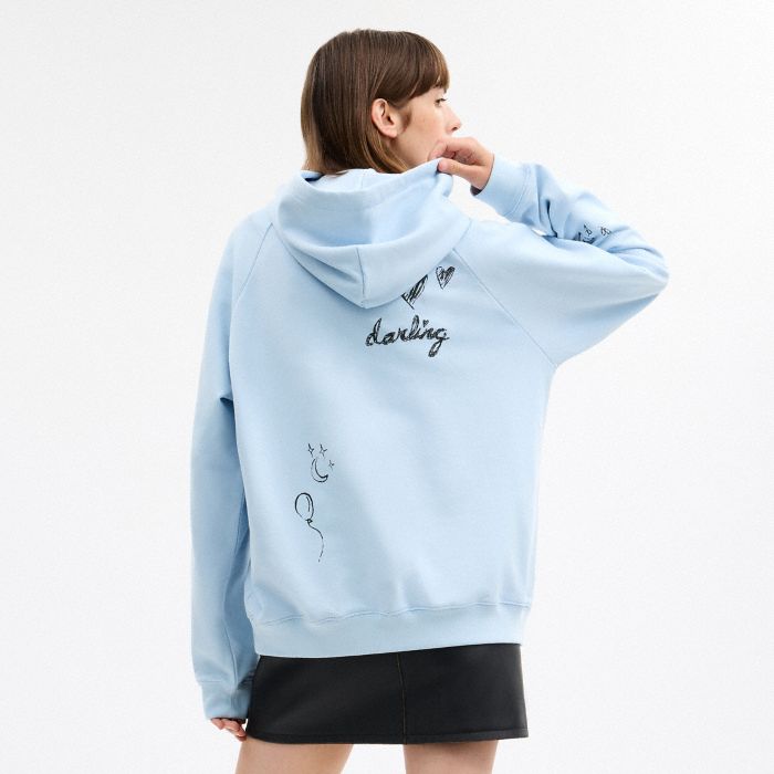 BUNNY GRAPHIC HOODIE