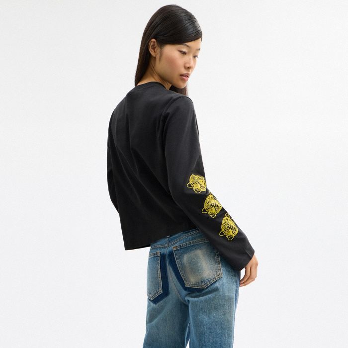 LONG SLEEVE GRAPHIC T-SHIRT IN ORGANIC COTTON