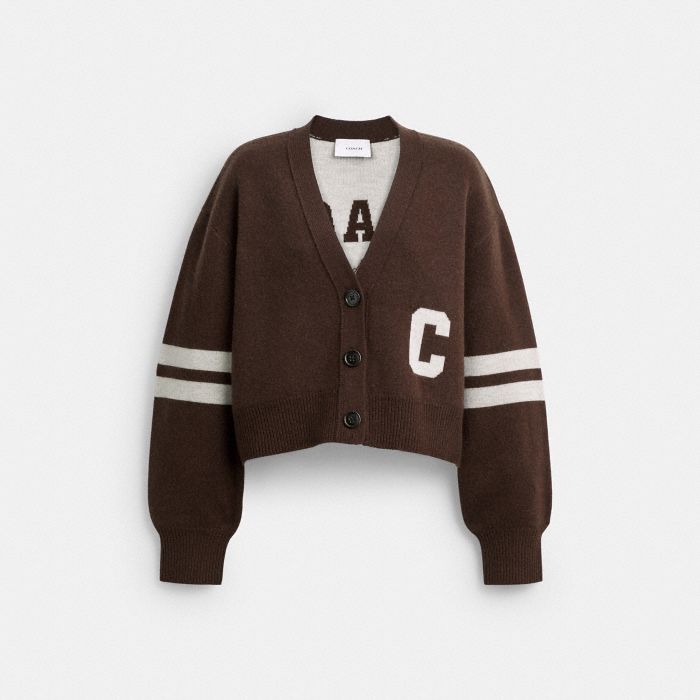 HORSE AND CARRIAGE CROPPED CARDIGAN