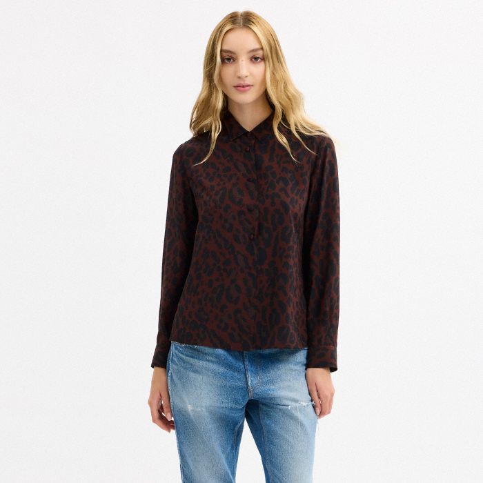 LEOPARD PRINT BLOUSE