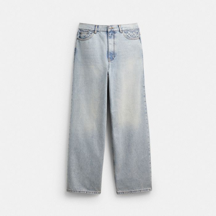 BAGGY DENIM JEANS IN ORGANIC COTTON
