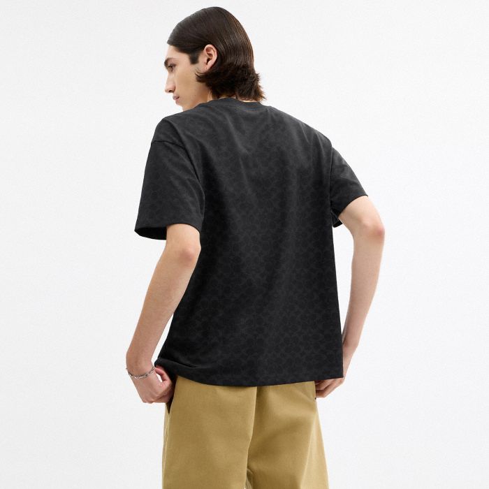 TEDDY GRAPHIC SIGNATURE RELAXED T-SHIRT