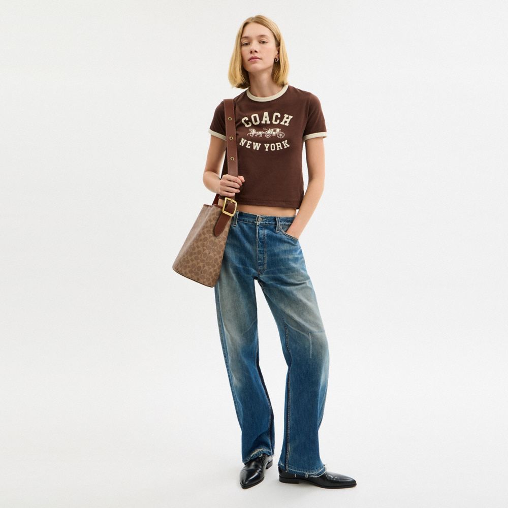 BLEECKER 經典 SIGNATURE 帆布水桶包