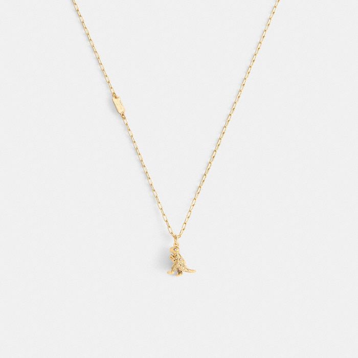 BRUSHED REXY PENDANT NECKLACE