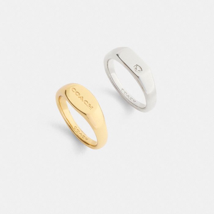 SIGNET RING SET