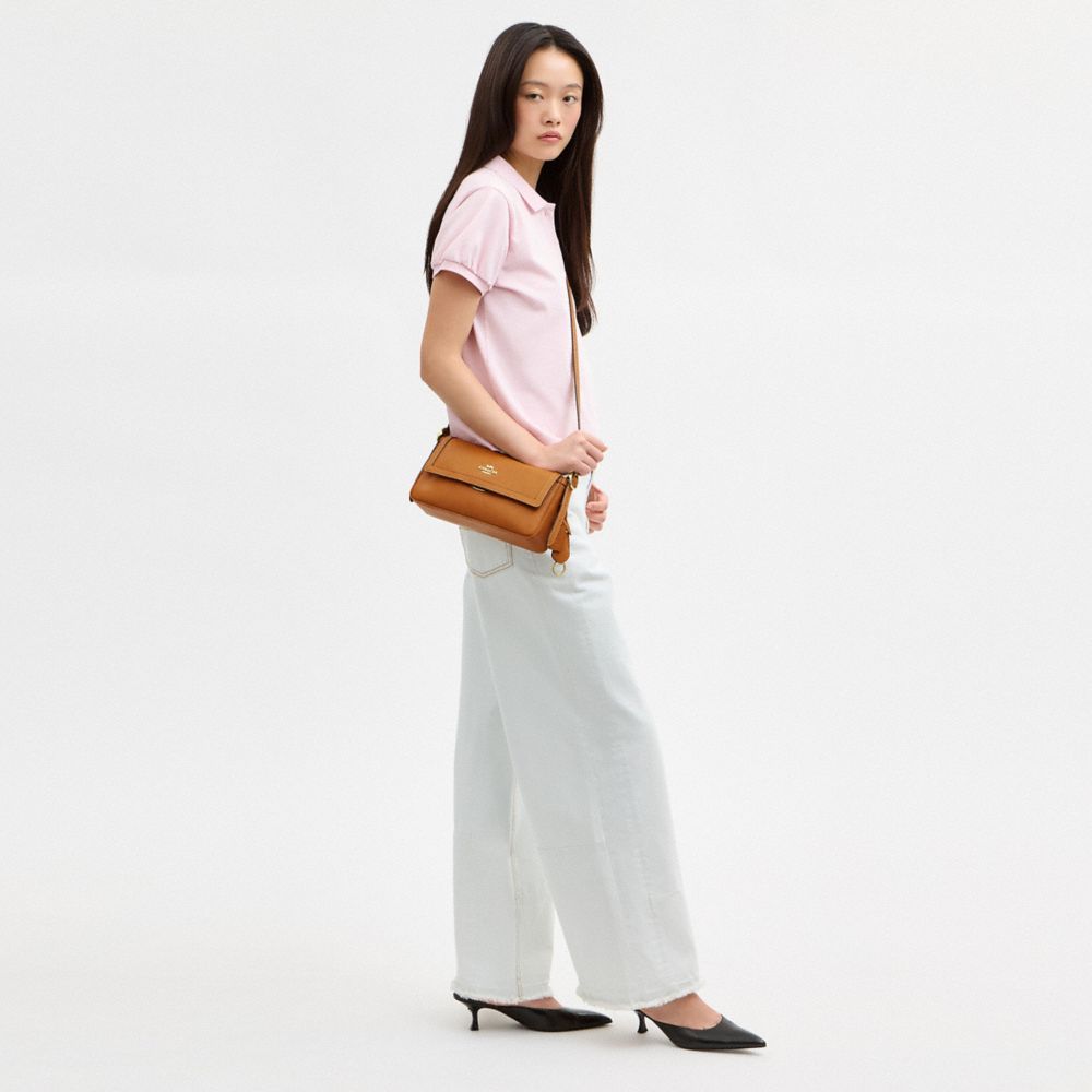 ETTA SMALL FLAP SHOULDER BAG