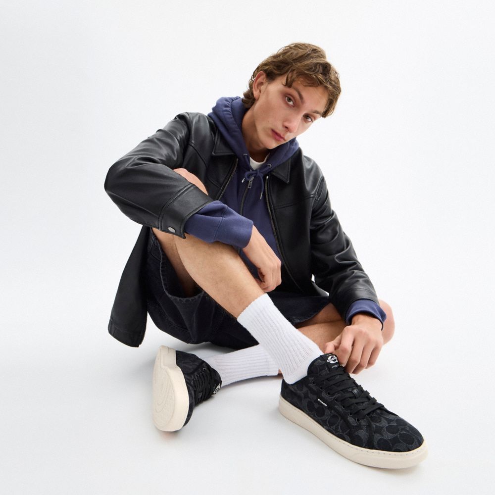 SNEAKER IN SIGNATURE DENIM