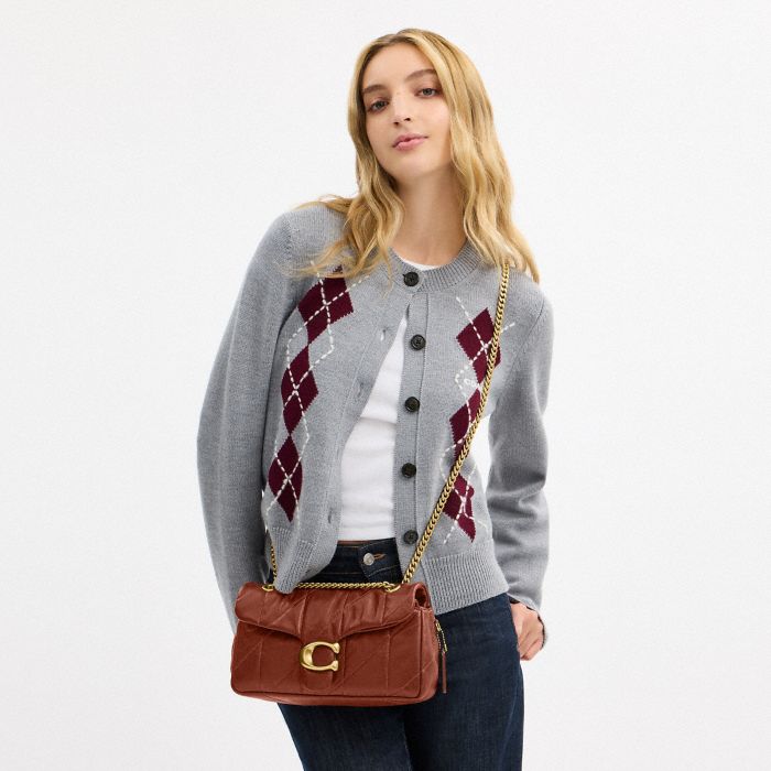 TABBY 絎縫 26 單肩手袋