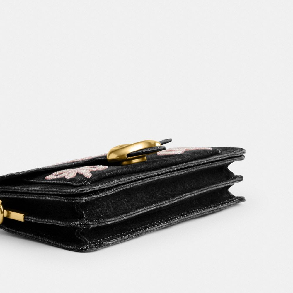 TABBY SHOULDER BAG 26 WITH BEADED BOWS