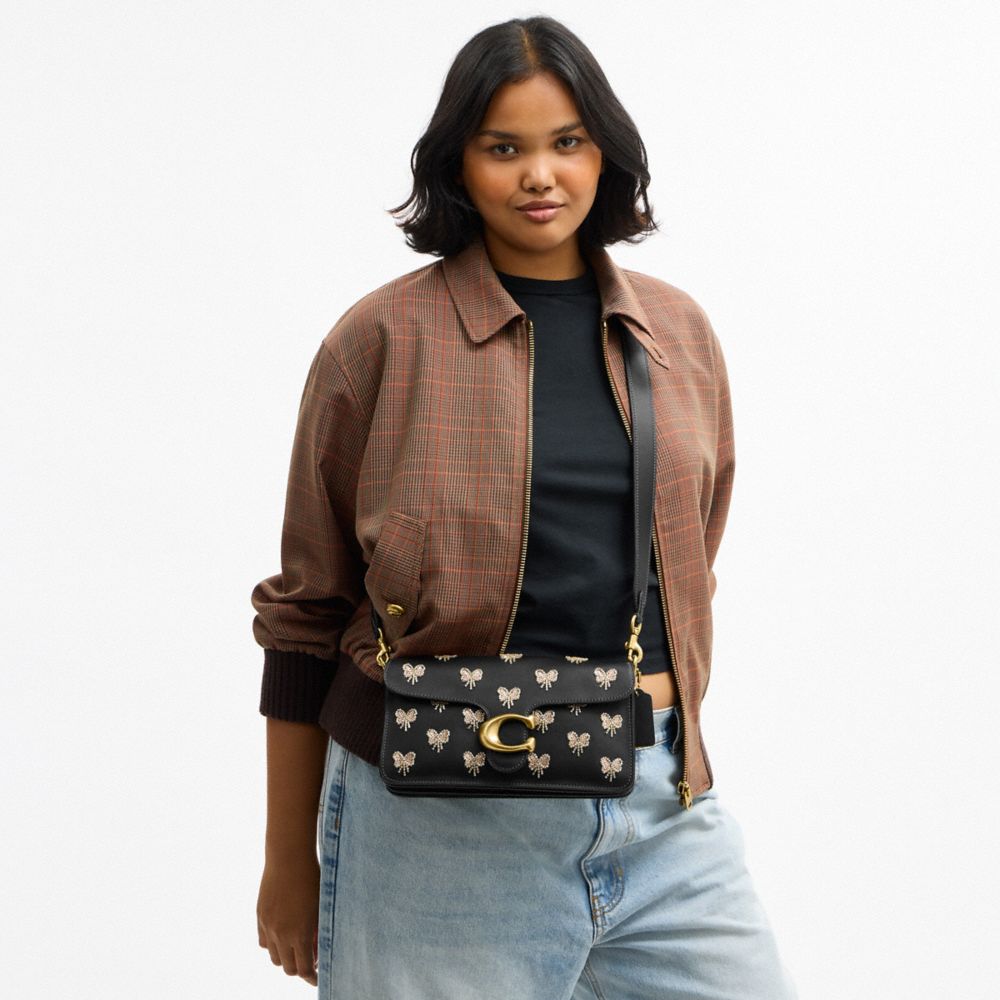 TABBY SHOULDER BAG 26 WITH DAINTY BOW EMBELLISHMENT