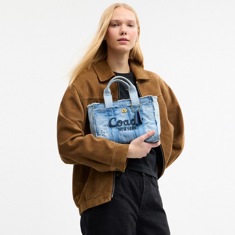 CARGO 丹寧布拼綴 26 托特手袋