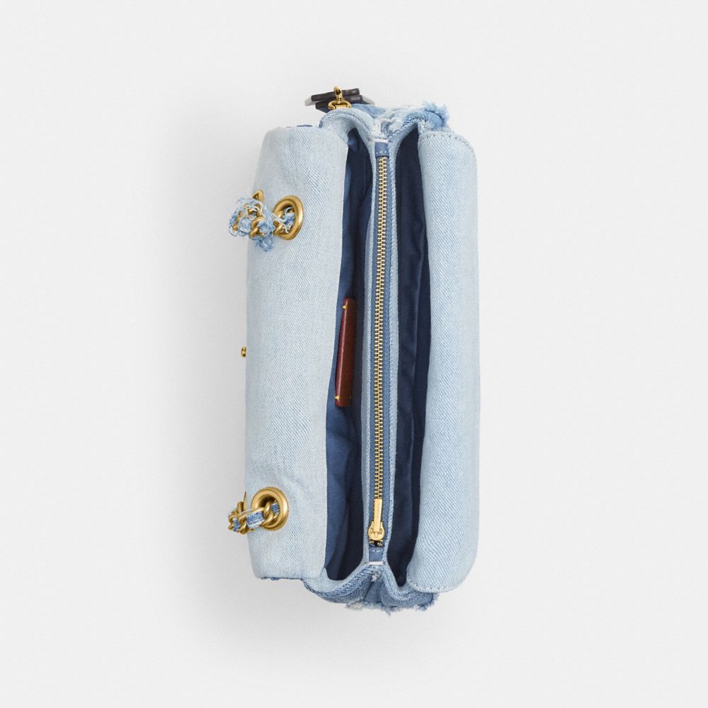 TABBY 復古摯愛丹寧布絎縫拼綴 26 單肩手袋