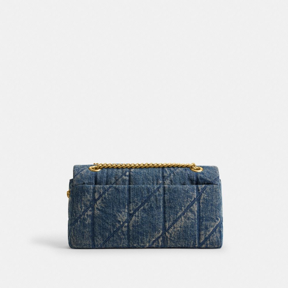 TABBY 丹寧布絎縫細節 26 單肩手袋