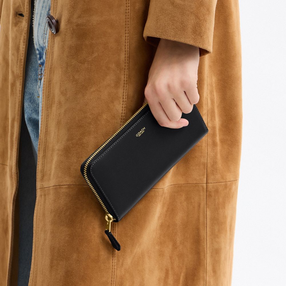 NEW YORK SLIM ACCORDION ZIP WALLET