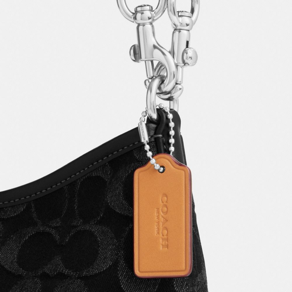 LAUREL SMALL SHOULDER BAG IN SIGNATURE DENIM