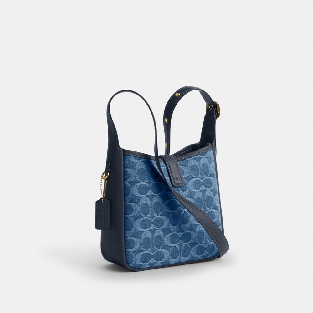 HADLEY MINI CROSSBODY BAG IN SIGNATURE DENIM