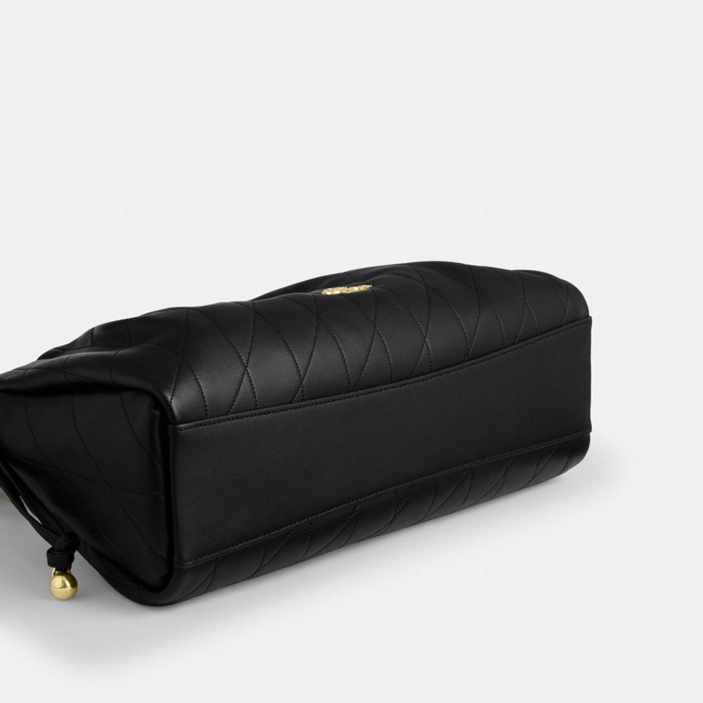 FAYE 絎縫細節大號單肩手袋