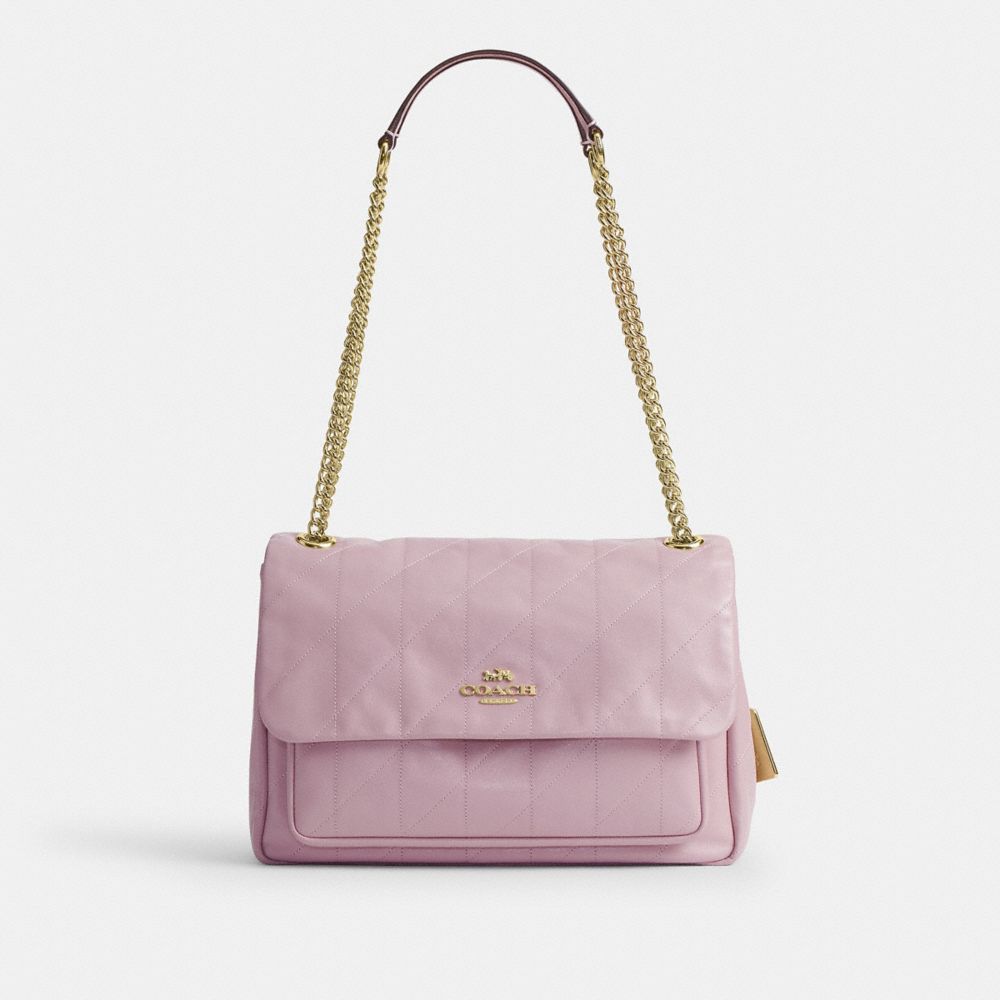 Elodie Crossbody Bag With Quilting - CCZ62 - Gold/Carnation
