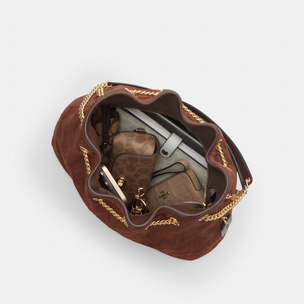 EVELYN 絎縫細節單肩手袋