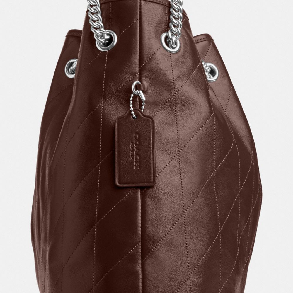 EVELYN LARGE SHOULDER BAG WITH QUILTING