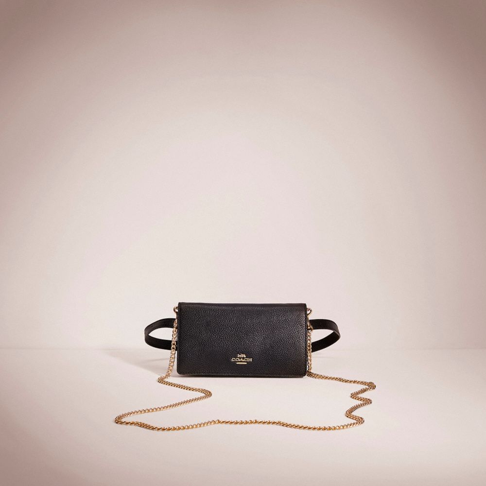 CD119 - Restored Convertible Belt Bag Gold/Black