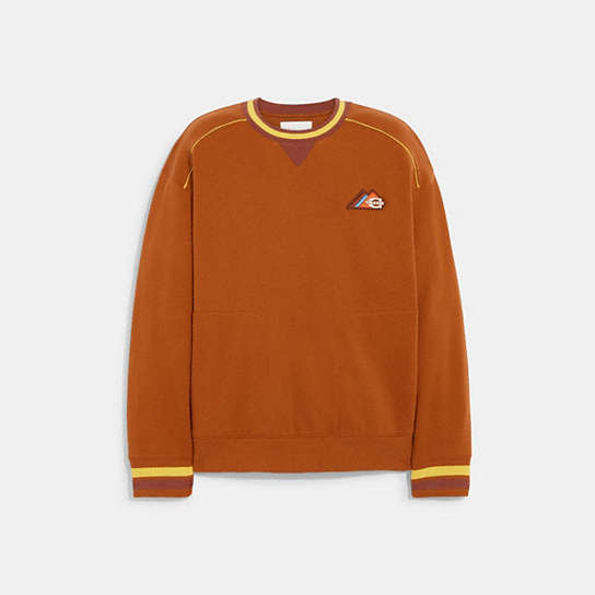 CD209 - Crewneck In Organic Cotton And Recycled Polyester CARAMEL