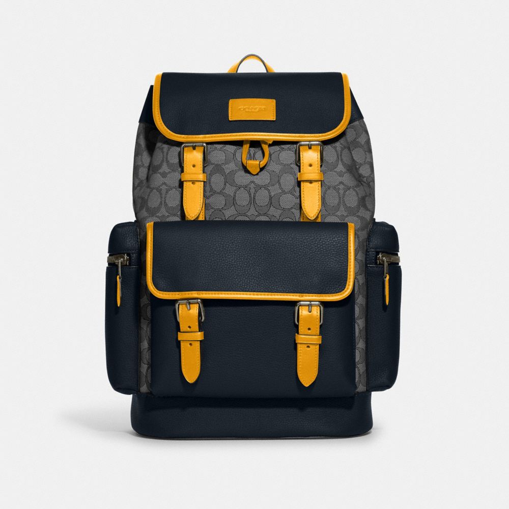 COACH Cd273 - SPRINT BACKPACK IN SIGNATURE JACQUARD - QB/MIDNIGHT ...