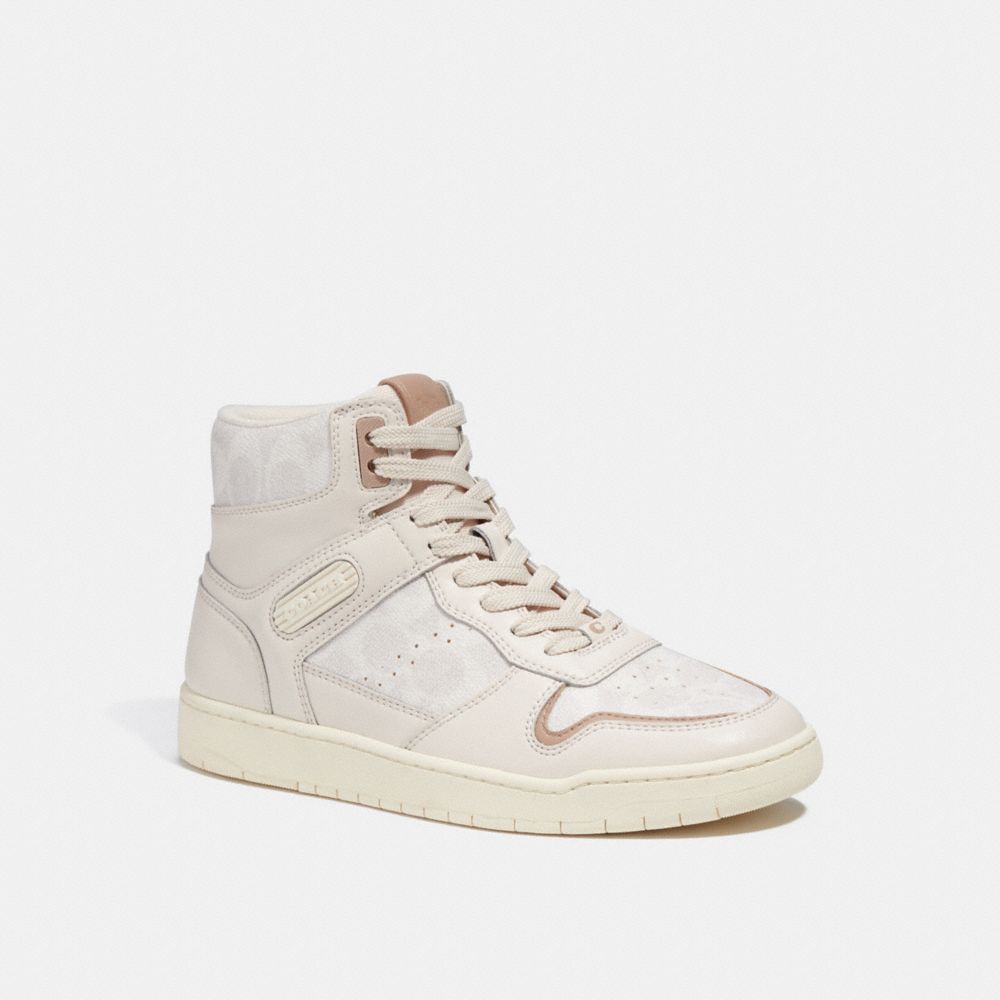 CD304 - High Top Sneaker In Signature Canvas Chalk