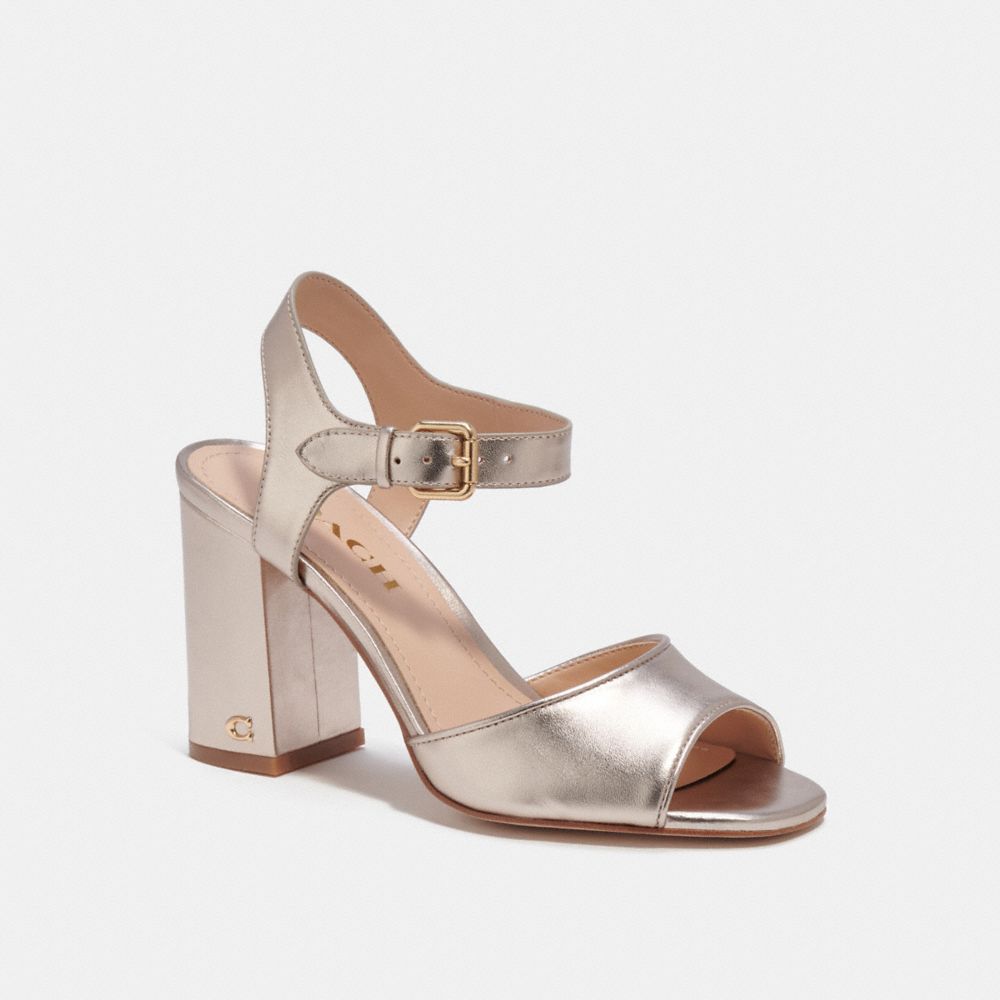 COACH CD316 Marla Sandal Champagne