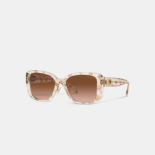 CD472 - Tabby Oversized Square Sunglasses Floral