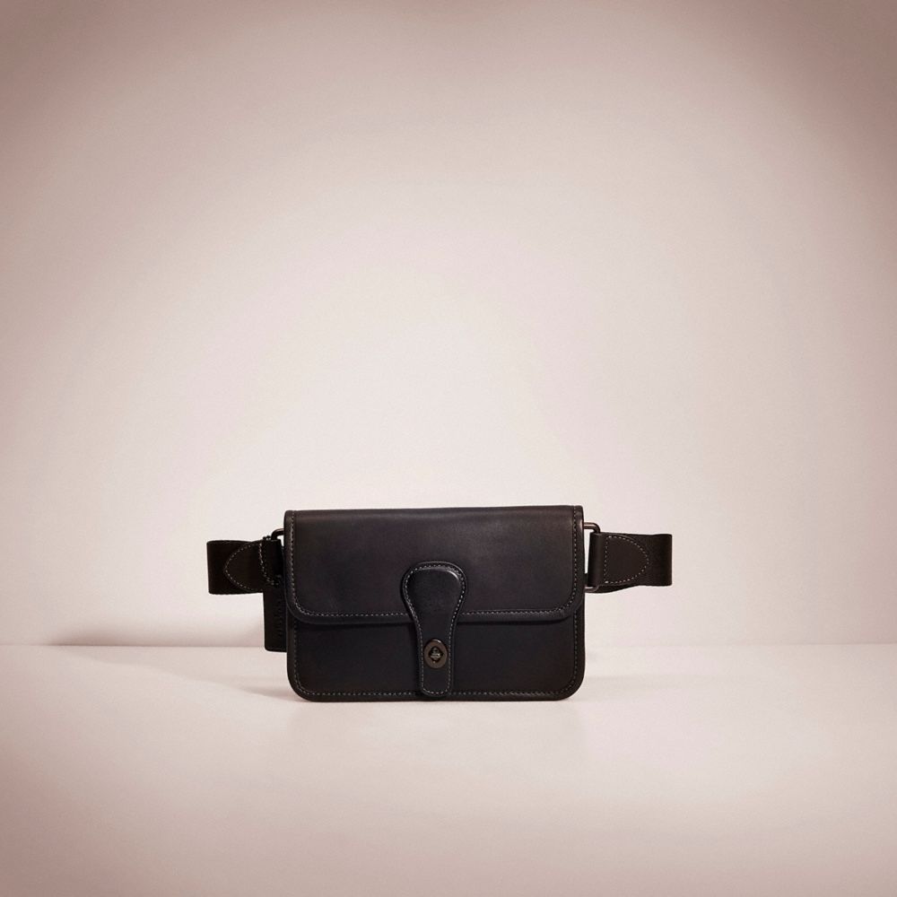 CD602 - Restored Turnlock Tab Belt Bag Black Copper/Black