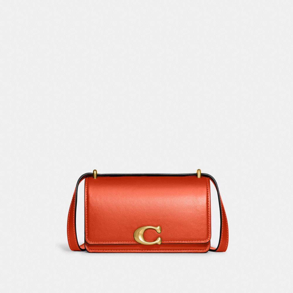 COACH CD724 Bandit Crossbody Brass/Sun Orange