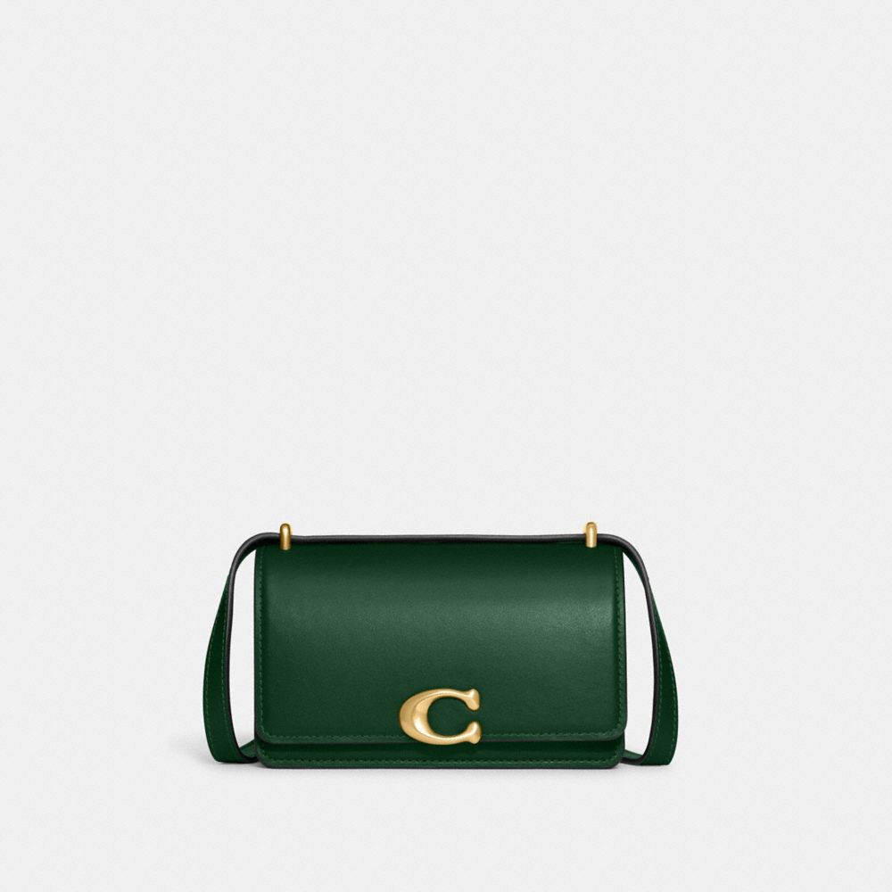 COACH CD724 Bandit Crossbody Bag BRASS/DARK PINE