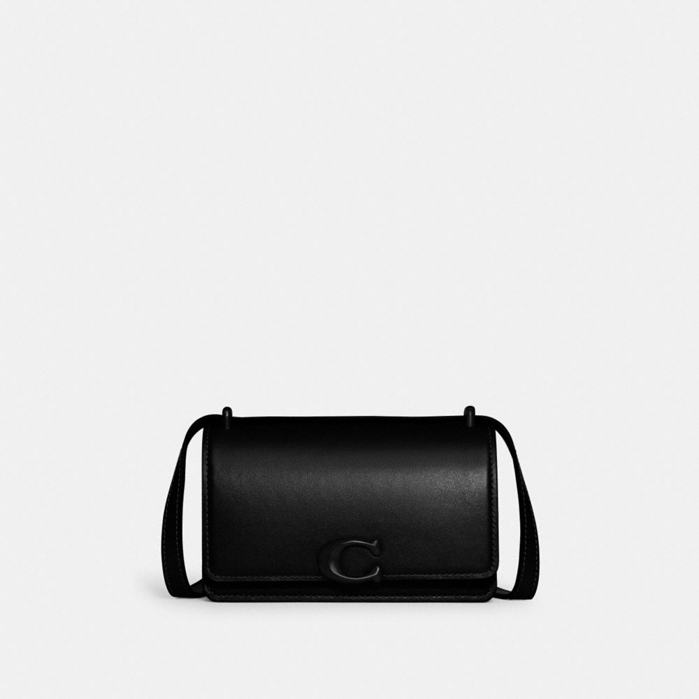 COACH CD724 Bandit Crossbody Bag MATTE BLACK/BLACK