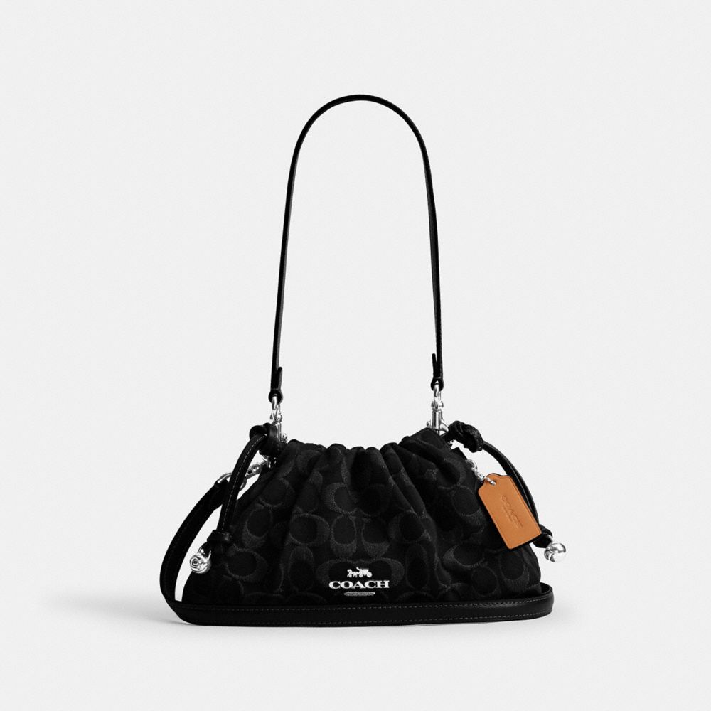 FAYE SHOULDER BAG IN SIGNATURE DENIM