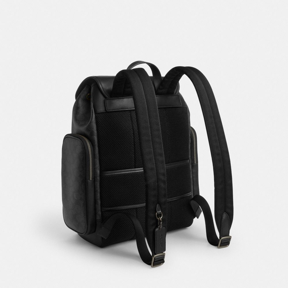 FINN BACKPACK IN SIGNATURE CANVAS