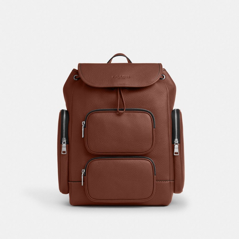 Finn Backpack - CDC72 - Silver/Vintage Brown