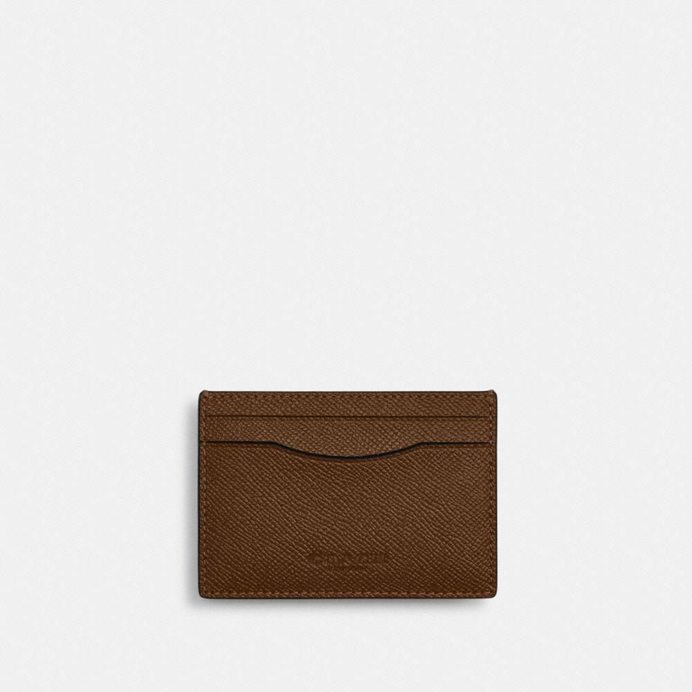 Card Case With Money Clip - CDC79 - Silver/Chestnut